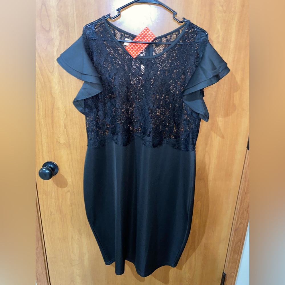 Red Dot Boutique Black Lace Dress